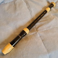 Aulos Recorder Black/White