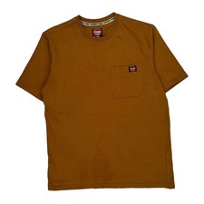 Workwear Wrangler T-Shirt - Medium Brown Cotton