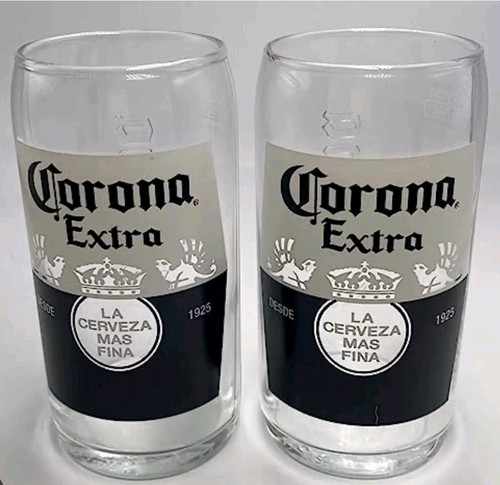 Corona half pint glasses - x,