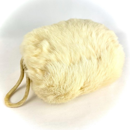 Vintage 1950s white rabbit - vintage, fur