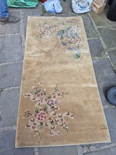 chinese Vintage wool rug With