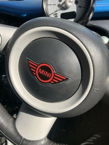 Mini steering wheel - steering, logo