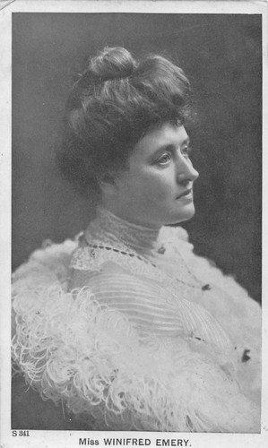 Postcard edwardian actress - actress,