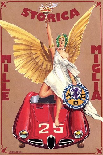 Vintage mille miglia - mille,