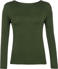 Womens Long Sleeve Plain T