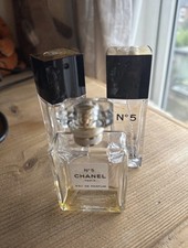3 x Empty Chanel Perfume Bottles Decorative Objects Job Lot
