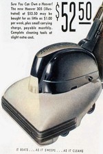 Vintage Hoover Vacuum Ad