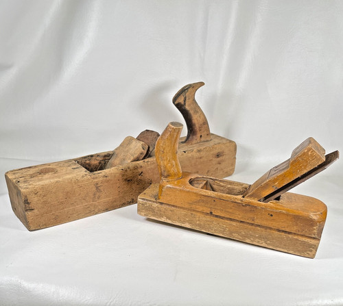 Antique wooden hand planes - antique,