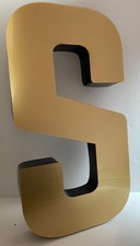 LARGE VINTAGE LETTER S / SHOP