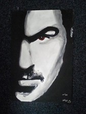 GEORGE MICHAEL. HAND PAINTED