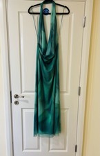 Zara Womens halterneck green