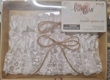 2Pcs Double Bride Garters