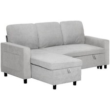 HOMCOM Pull Out Sofa Bed L