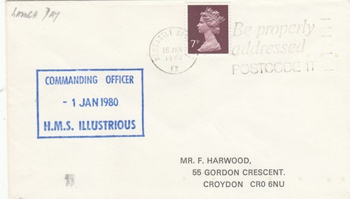Hms illustrious cachet - hms, gb