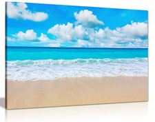 Beach Sand Sea & Sky Canvas