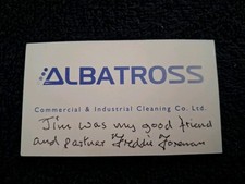 Kray Twins Freddie Foreman James Quill Signed Business Card