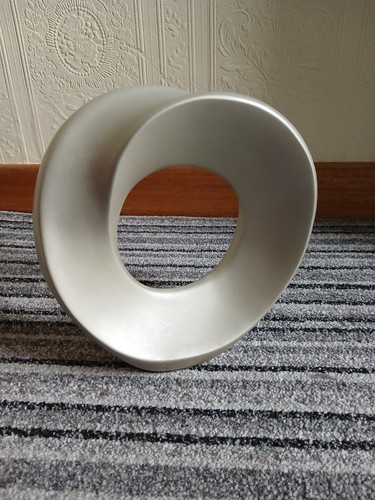 Ceramic doughnut ring vase - ring,