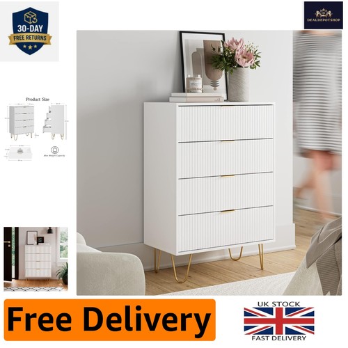 Stylish white dresser with - white,
