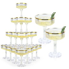 30 Pack Clear Champagne Tower