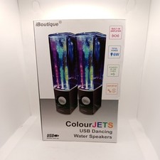 iBoutique Colour Jets USB Dancing Water Speakers Home Party