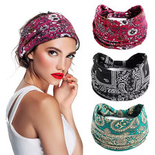 Women Yoga Wide Headband