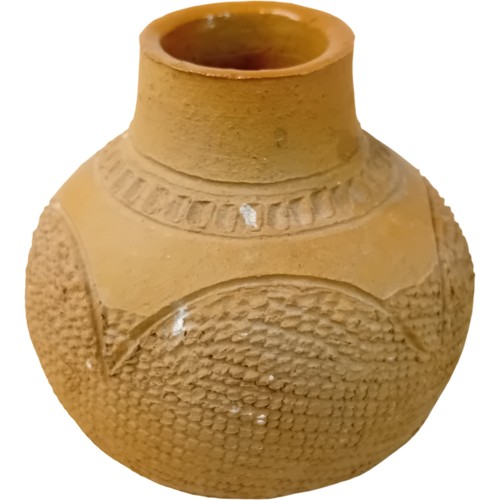 Handmade terracotta vase - terracotta,