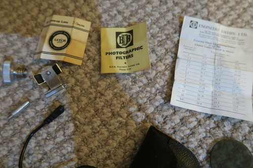 Vintage camera accessories - camera,