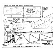 1920s powered glider - 1920s,