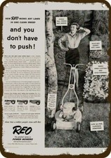1956 REO POWER PUSH LAWN MOWER