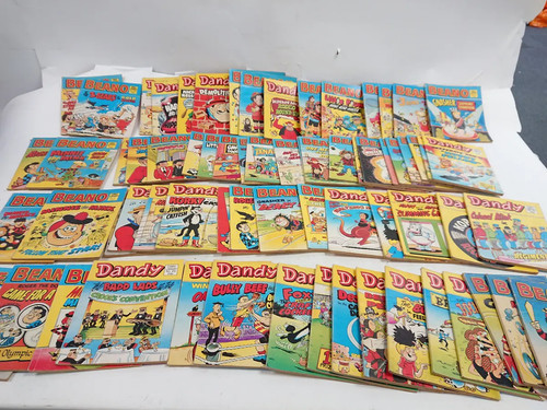Large job lot vintage beano - lot,