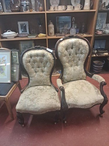 Pair queen anne style - pair,