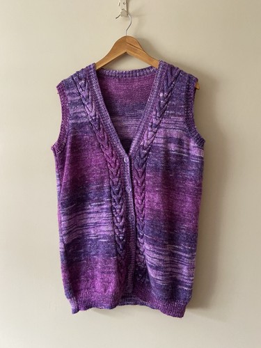 Hand knitted waistcoat - hand,