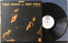 TERRY CANADY w/ RUDY PEREZ ON CONGA DRUMS~SIGNED 1960s INITIAL RECORDS LOUNGE LP