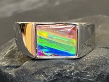 Handmade solid opal gay queer