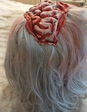 Halloween Lady Gaga/Meat/Brain Wig Fancy Dress Costume Accessory