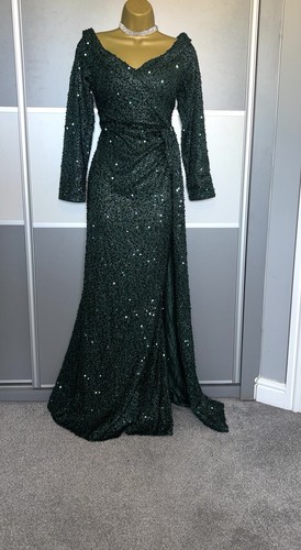 Elegant evening sequin - evening,