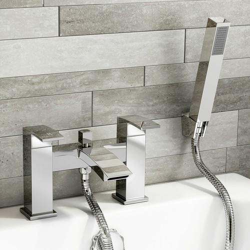 Waterfall bathroom taps chrome - waterfall,