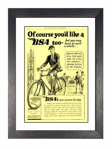 Bsa bicycles 1942 old - bicycles,