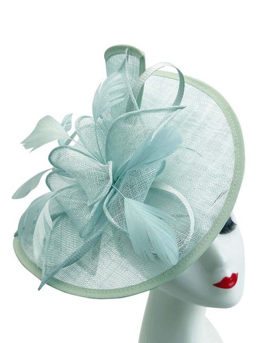 Women feathered sinamay - women,
