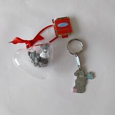 Tatty Teddy Necklace,ring,brooch /pin set In Plastic Heart and Keyring