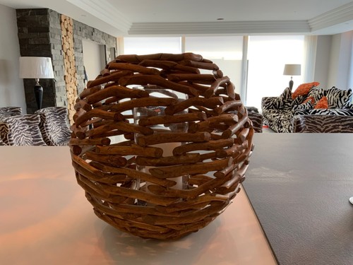 Driftwood globe hurricane - driftwood,