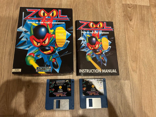 Zool amiga 1200 game - zool, manual