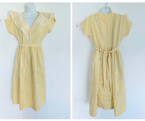 Vintage 50s pastel yellow - 50s,