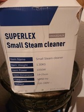 SUPERFLEX small Handheld Steam Cleaner Portable Home Multi-Surface Cleaning