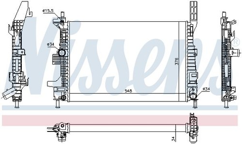69238 radiator engine - 69238,