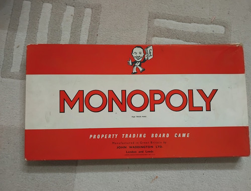 Vintage monopoly board - vintage,