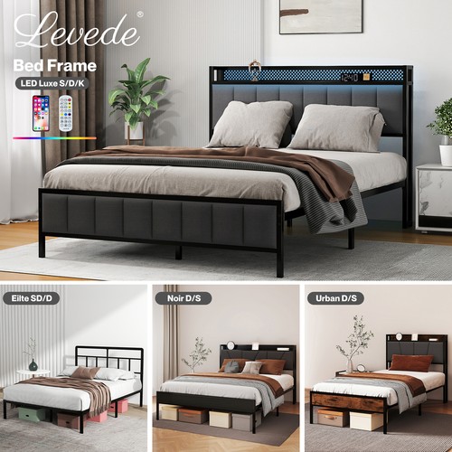 Levede bed frame - bed,