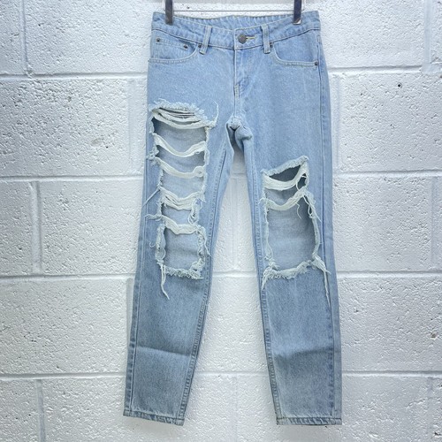 Blue denim extreme - blue, ripped
