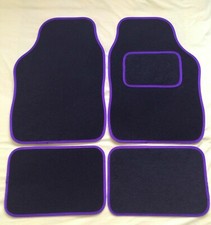 UNIVERSAL CAR FLOOR MATS BLACK