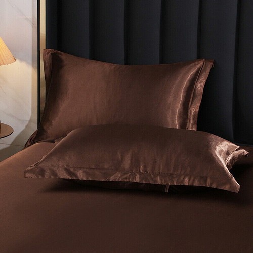 2pcs soft pillowcase silk - 2pcs,